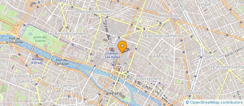 localisation de l'entreprise BENJI FLASH à PARIS