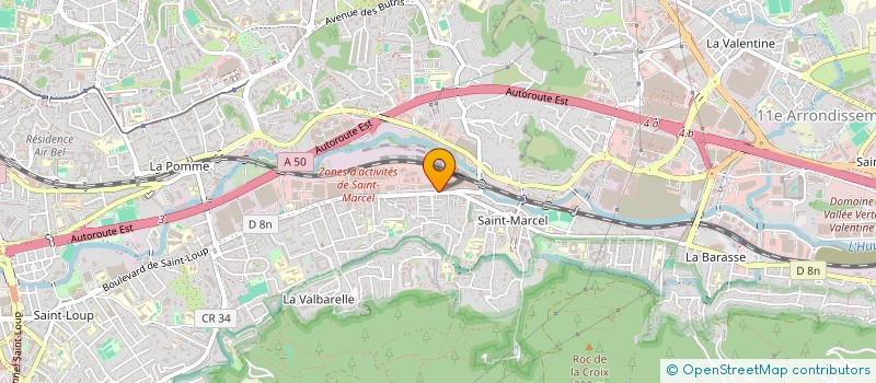 localisation de l'entreprise BENJI OPTIC à MARSEILLE