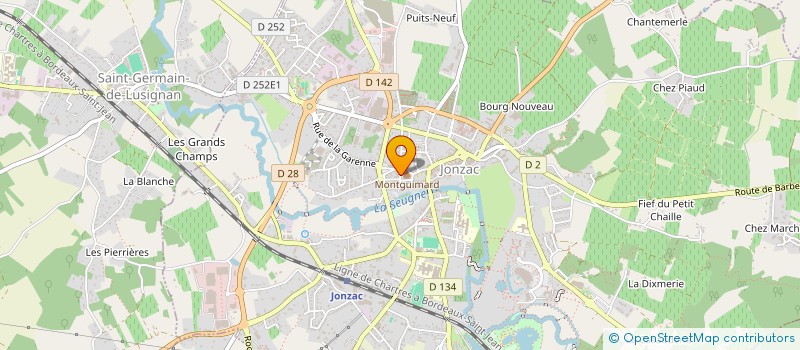 localisation de l'entreprise BENJI SERVICES  JONZAC