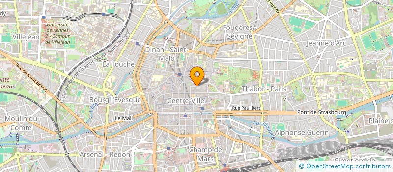 localisation de l'entreprise BENJINVEST  RENNES