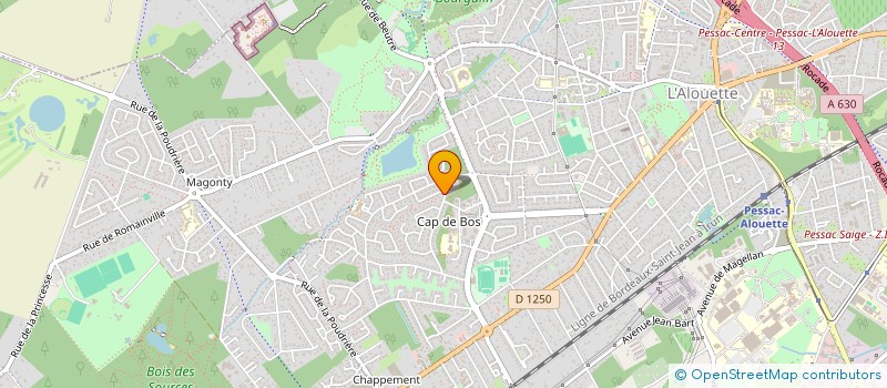 localisation de l'entreprise BENJO  PESSAC