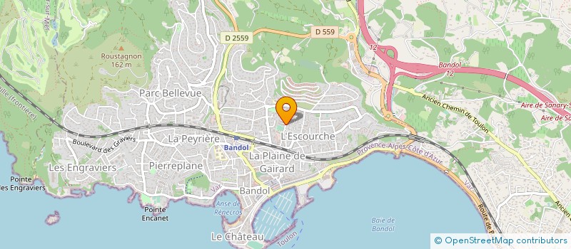 localisation de l'entreprise BENJOUSS à BANDOL