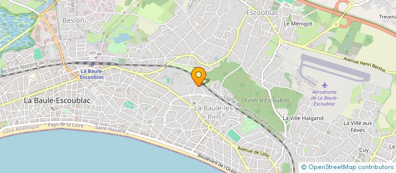 localisation de l'entreprise BENJOUXCOL à LA BAULE-ESCOUBLAC