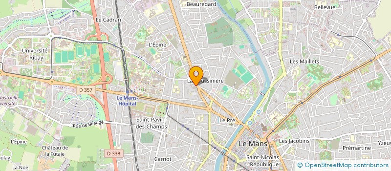 localisation de l'entreprise BENJOVAL à LE MANS