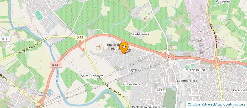 localisation de l'entreprise BENJTA  BEZIERS