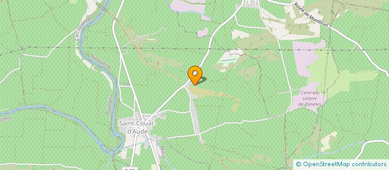 localisation de l'entreprise BENJU à SAINT-COUAT-D'AUDE