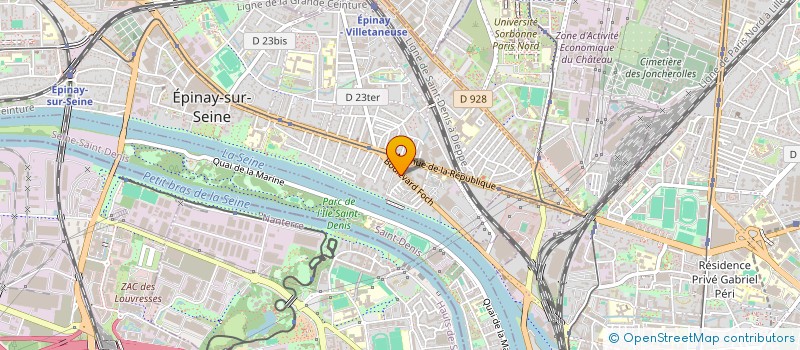 localisation de l'entreprise BENJU TRANSPORT CHIC à EPINAY-SUR-SEINE