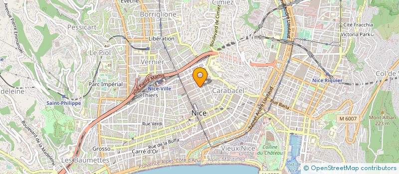 localisation de l'entreprise BENJUGIA  CANNES