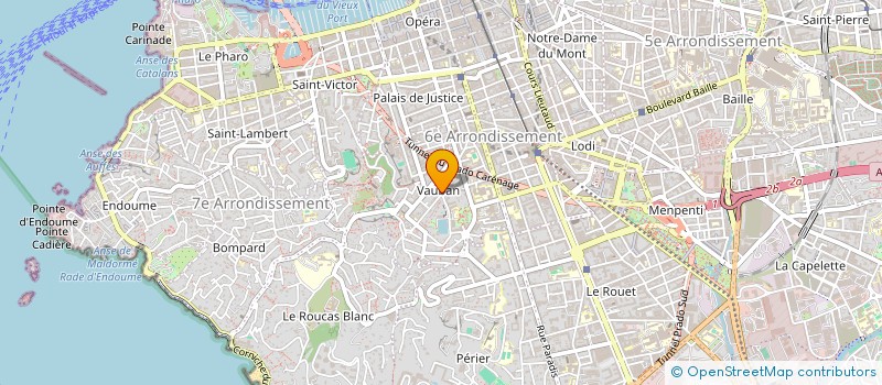 localisation de l'entreprise BENJY à MARSEILLE