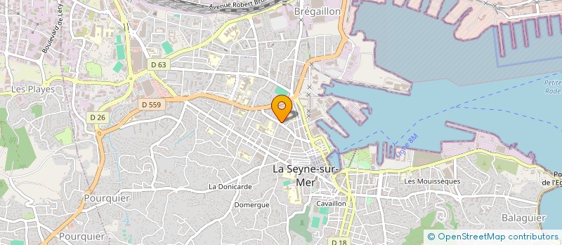 localisation de l'entreprise BENK à LA SEYNE-SUR-MER