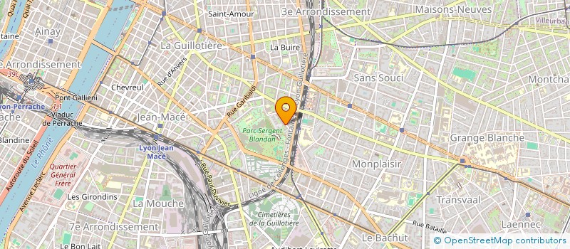 localisation de l'entreprise BENK'ABLE  LYON