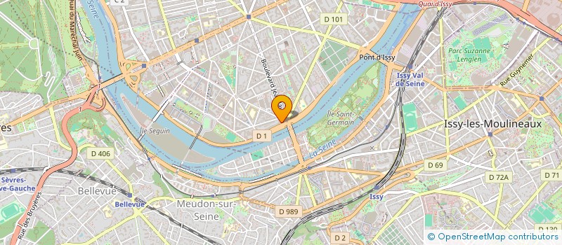 localisation de l'entreprise BENKA IMMOBILIER à BOULOGNE-BILLANCOURT