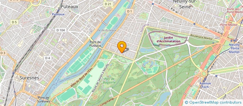 localisation de l'entreprise BENKELA à NEUILLY-SUR-SEINE