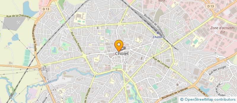 localisation de l'entreprise BENKHAADI CONCEPT à CHOLET