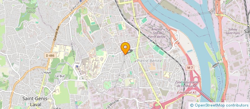 localisation de l'entreprise BENKY  OULLINS-PIERRE-BENITE