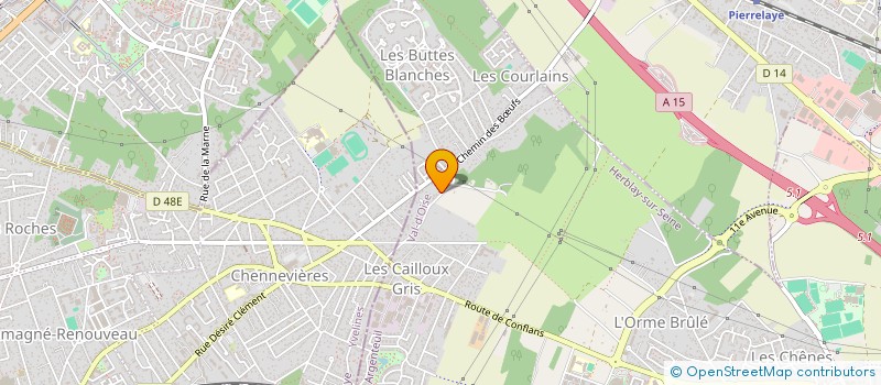 localisation de l'entreprise BENLAHMAR  HERBLAY-SUR-SEINE