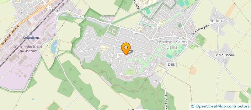 localisation de l'entreprise BENLAU  LE MESNIL-SAINT-DENIS