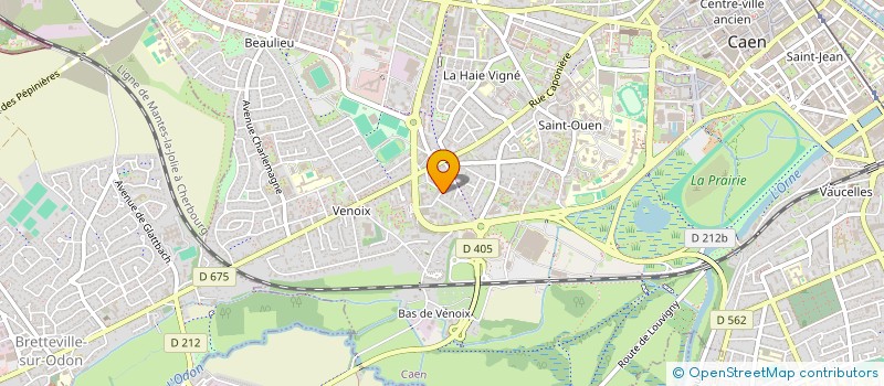 localisation de l'entreprise BENLOC à CAEN