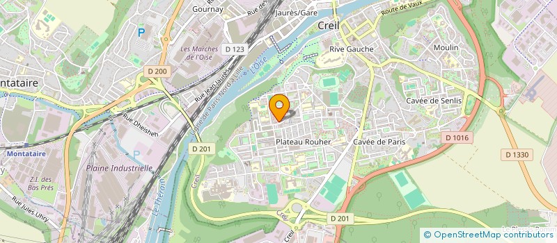 localisation de l'entreprise BENLOCO  CREIL