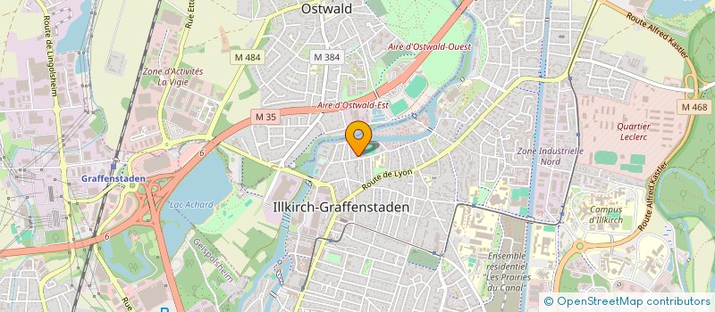 localisation de l'entreprise BENLUX&CO  ILLKIRCH-GRAFFENSTADEN