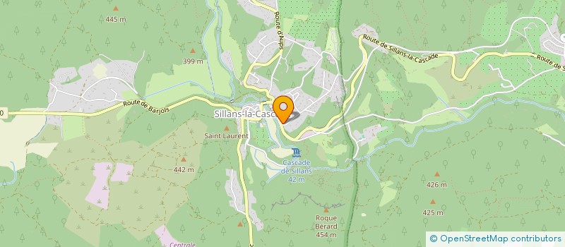 localisation de l'entreprise BENMAR  COTIGNAC