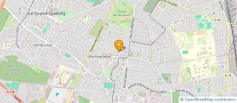 localisation de l'entreprise BENMOUHOUB  SAINT-ETIENNE-DU-ROUVRAY