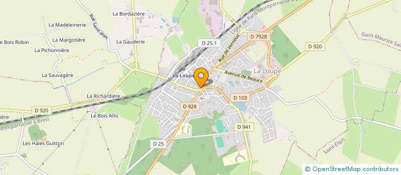 localisation de l'entreprise BENMOUSSA DAUPHIN à LA LOUPE