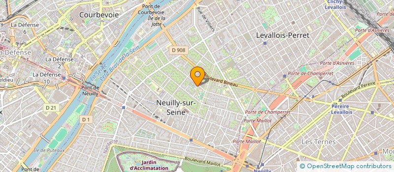 localisation de l'entreprise BENN à NEUILLY-SUR-SEINE