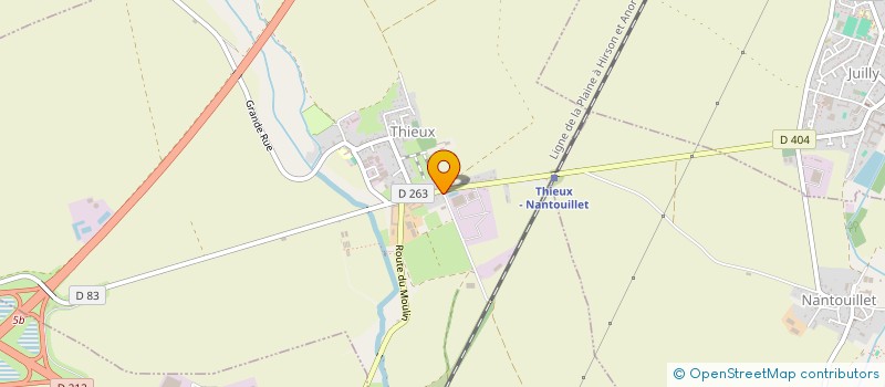 localisation de l'entreprise BENN'S  THIEUX