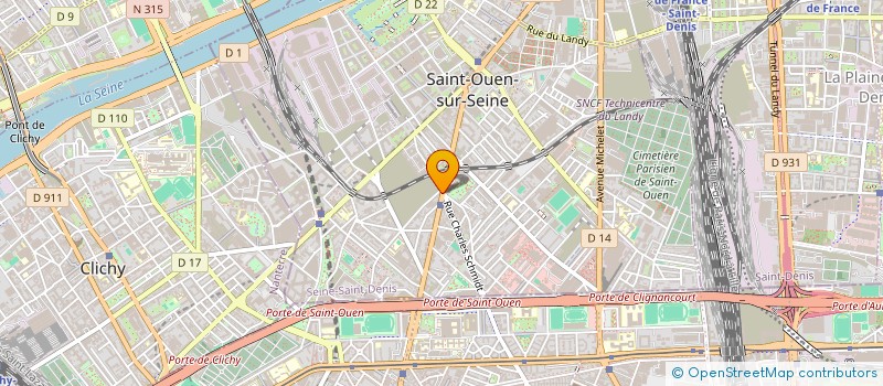 localisation de l'entreprise BENNA ALI ET BRAROU GACEM à SAINT-OUEN-SUR-SEINE