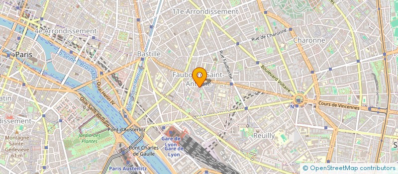 localisation de l'entreprise BENNACER  PARIS