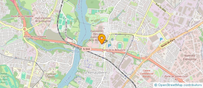 localisation de l'entreprise BENNAK SARL à NANTES