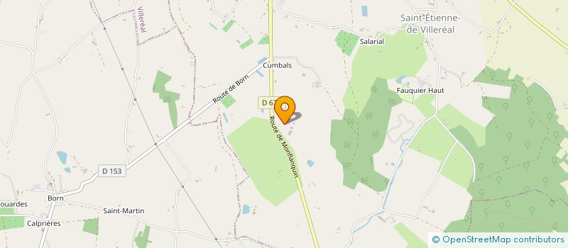 localisation de l'entreprise BENNE OF TAILLEFER  SAINT-ETIENNE-DE-VILLEREAL