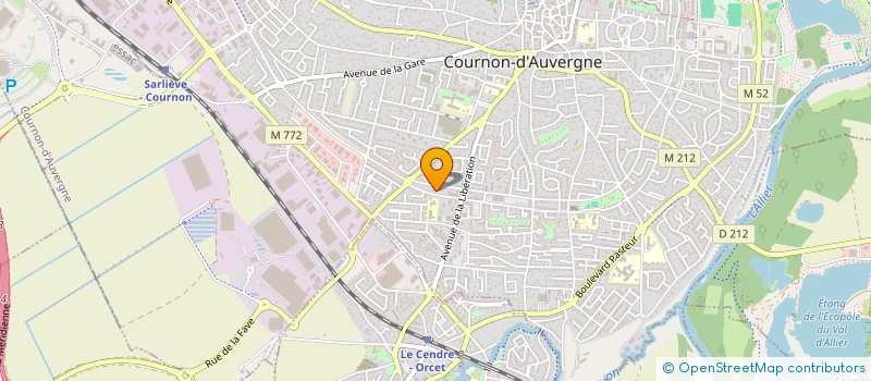 localisation de l'entreprise BENNEMRA à COURNON-D'AUVERGNE