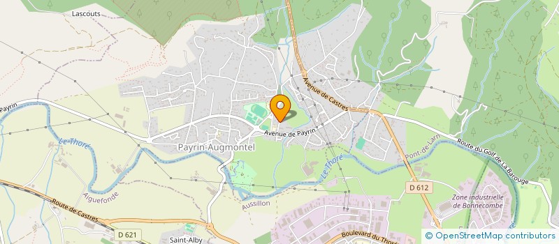 localisation de l'entreprise BENNES INTER SERVICES à PAYRIN-AUGMONTEL