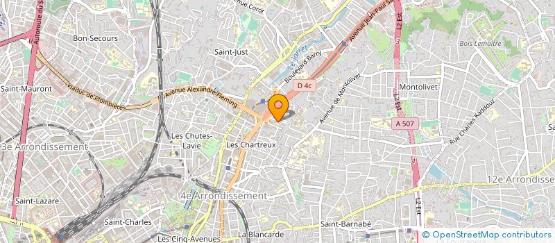 localisation de l'entreprise BENNES PHOCEENNES à MARSEILLE
