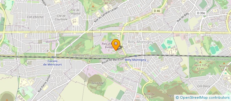 localisation de l'entreprise BENNES SERVICE à BILLY-MONTIGNY