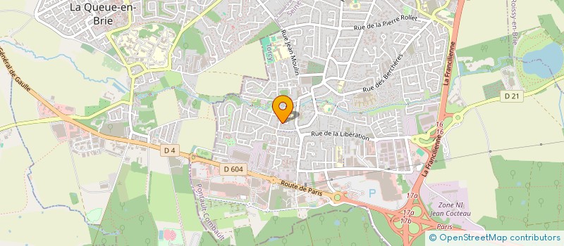 localisation de l'entreprise BENNES SERVICES DECHETS à PONTAULT-COMBAULT