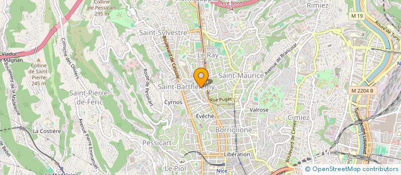 localisation de l'entreprise BENNETT CONSEIL FRANCE à NICE