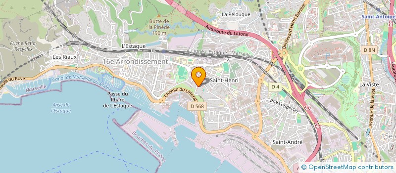 localisation de l'entreprise BENNEZZAR à MARSEILLE 16EME