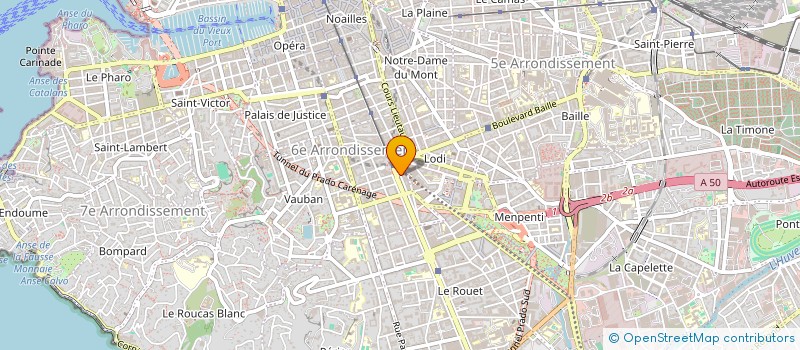 localisation de l'entreprise BENNICA RECCHI DI CROCCO STE DE FAIT à MARSEILLE