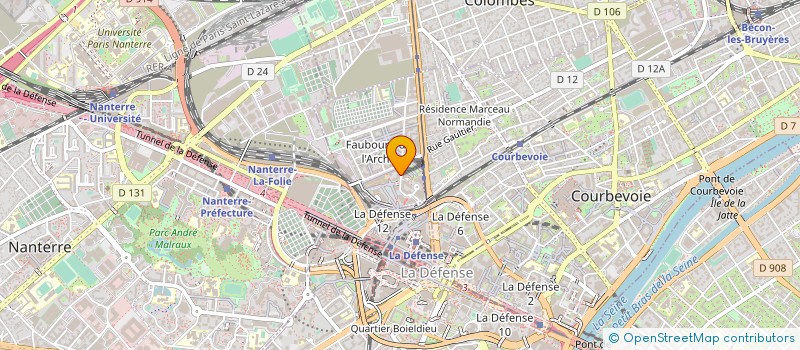 localisation de l'entreprise BENNIS EURL à COLOMBES