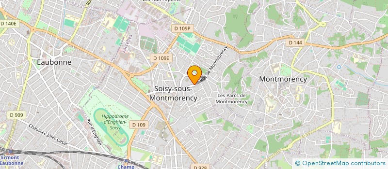 localisation de l'entreprise BENNIX à SOISY-SOUS-MONTMORENCY