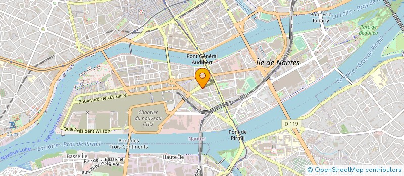 localisation de l'entreprise BENNO à NANTES