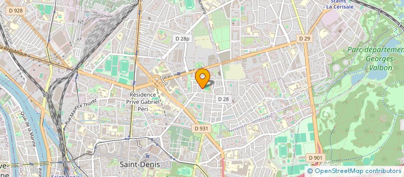 localisation de l'entreprise BENNOUNA TAJI  SAINT-DENIS