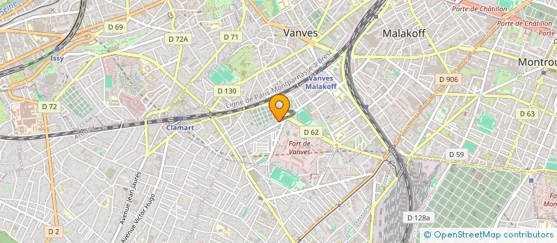 localisation de l'entreprise BENNY  MALAKOFF