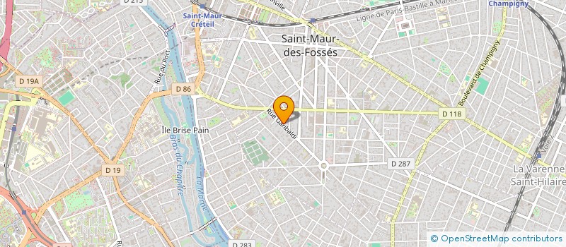 localisation de l'entreprise BENNY LILAS à SAINT-MAUR-DES-FOSSES