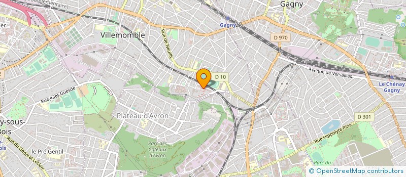 localisation de l'entreprise BENO ELEC à VILLEMOMBLE