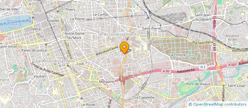 localisation de l'entreprise BENO FERMETURES à MARSEILLE