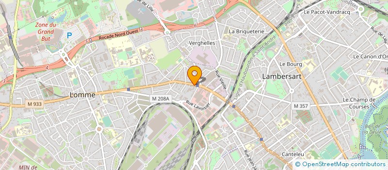 localisation de l'entreprise BENO T SARL à LILLE